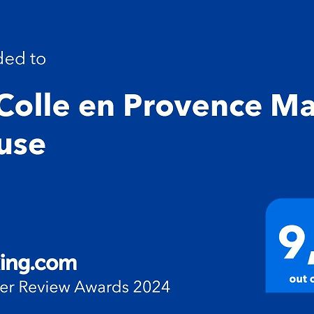 Вилла La Colle En Provence Main House Sigonce Экстерьер фото