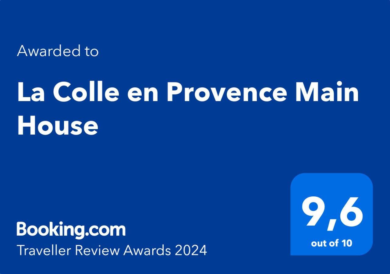 Вилла La Colle En Provence Main House Sigonce Экстерьер фото